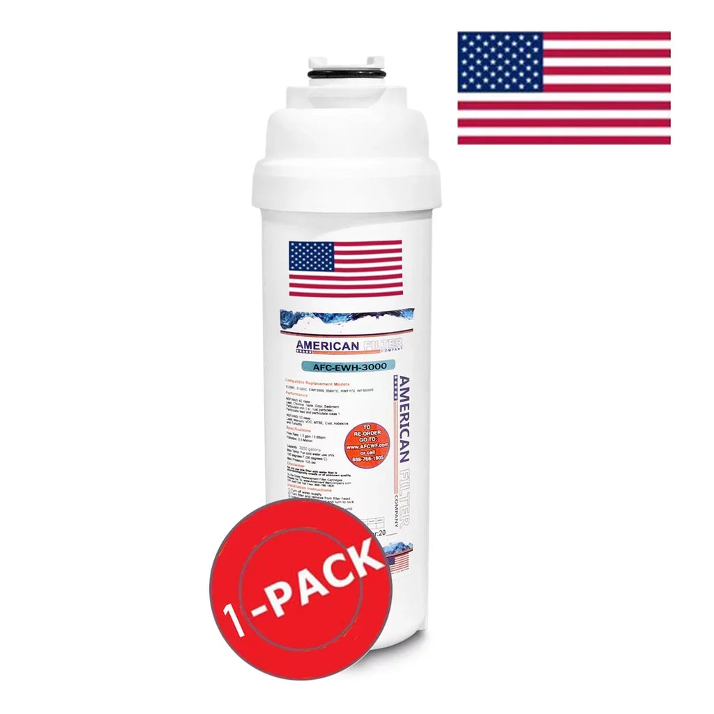 AFC Brand , Water Filter , Model # AFC-EWH-3000 , Compatible with HACG8PV-NF - 1 Filters - Made in U.S.A.