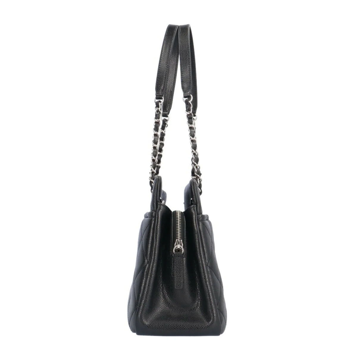 Pre-Owned CHANEL Cocomark Matelasse Shoulder Bag Caviar Skin A67294 Black Women's Chain BRB10010000013230 (Good)