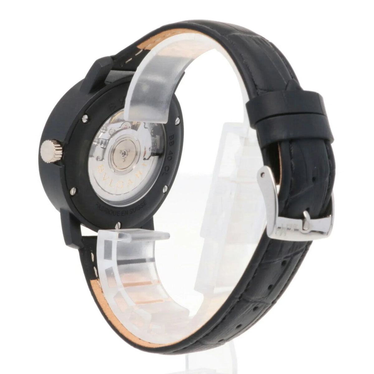 Pre-Owned Bvlgari BVLGARI carbon watch BB40CL self-winding men's (Good)