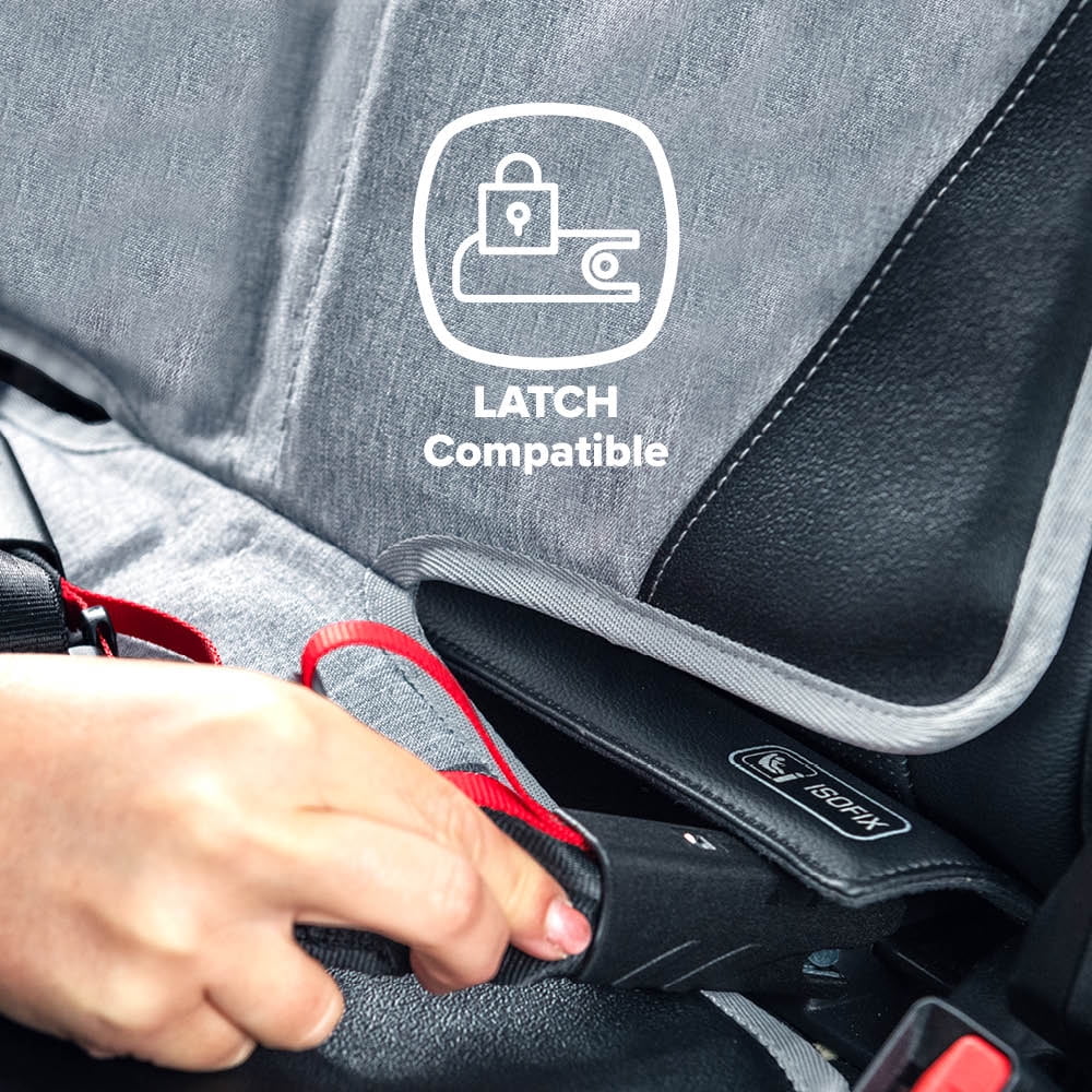 Diono Ultra Mat Car Seat Protector, Crash Tested, Water Resistant, Gray
