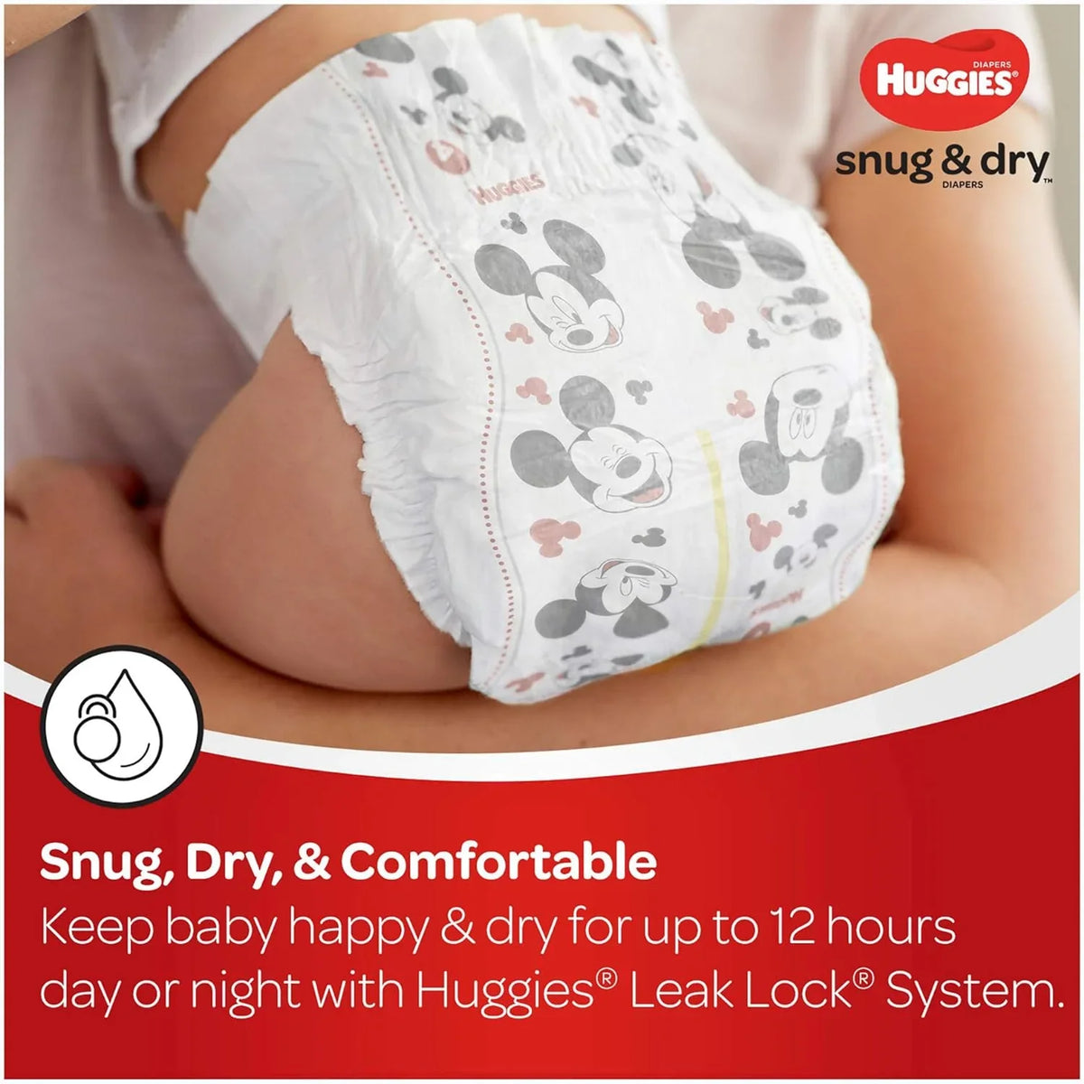 HUGGIES Snug and Dry Baby Diapers Big Pack, 54 Count Size 6 (54 Count)