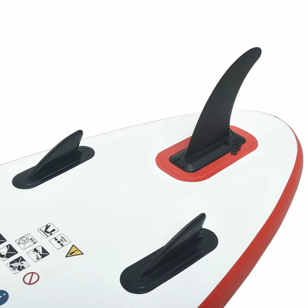 MABOTO Inflatable Paddleboard Set Red and White