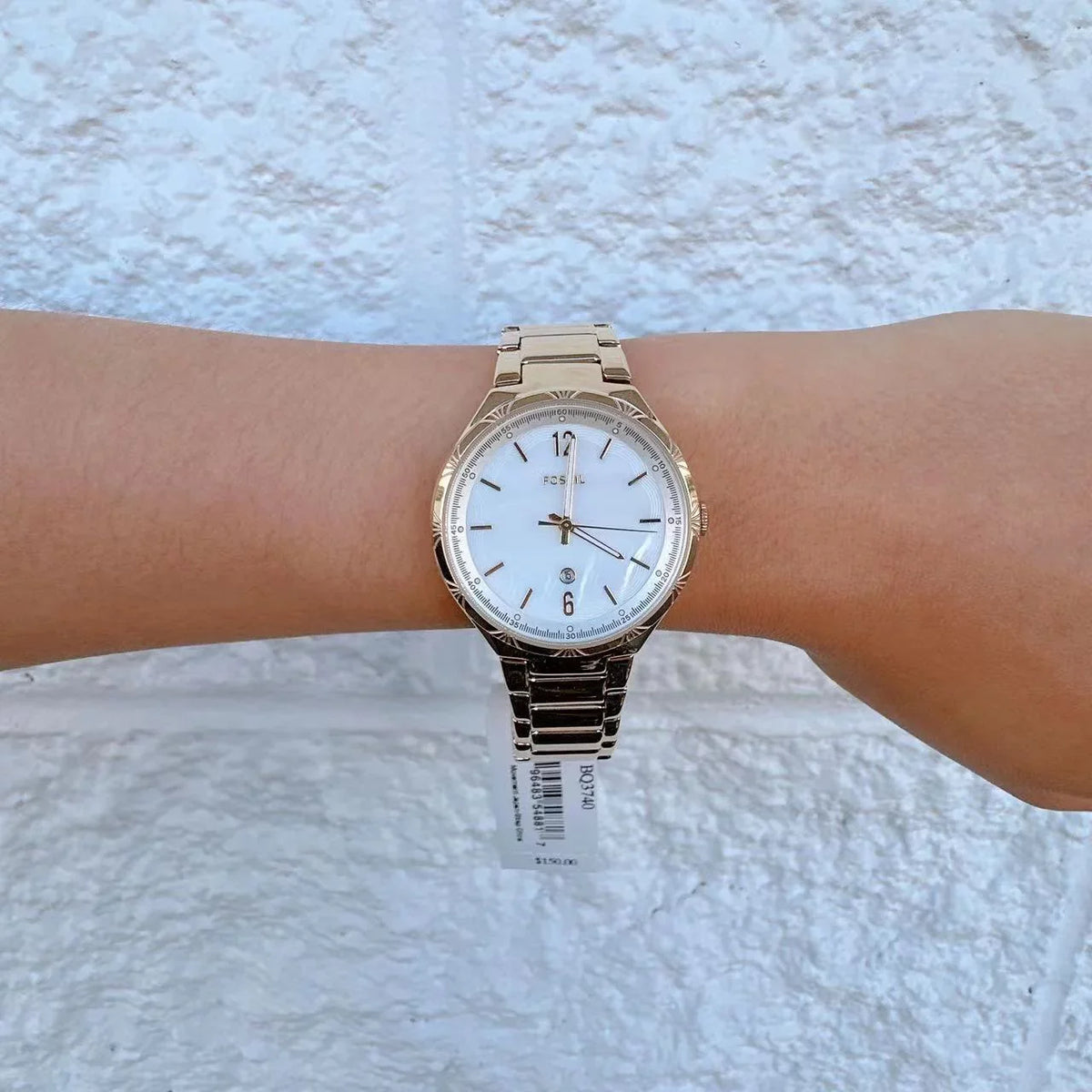 Fossil BQ3740 Ashtyn Three-Hand Date Gold-Tone Stainless Steel Watch
