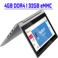 Lenovo Chromebook Flex 3 Premium 2 in 1 Laptop 11.6” HD IPS Touchscreen MediaTek 4-Core MT8173C 4GB DDR4 32GB eMMC USB-C HDMI Dolby Up to 10 hours battery life Chrome OS