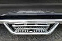 N-Fab by RealTruck Podium Stainless Steel Steps | Polished Stainless Steel, Cab Length | Hpt0777Qc-Ss | Compatible with 2007-2021 Toyota Tundra Double Cab All Beds, SRW Gas