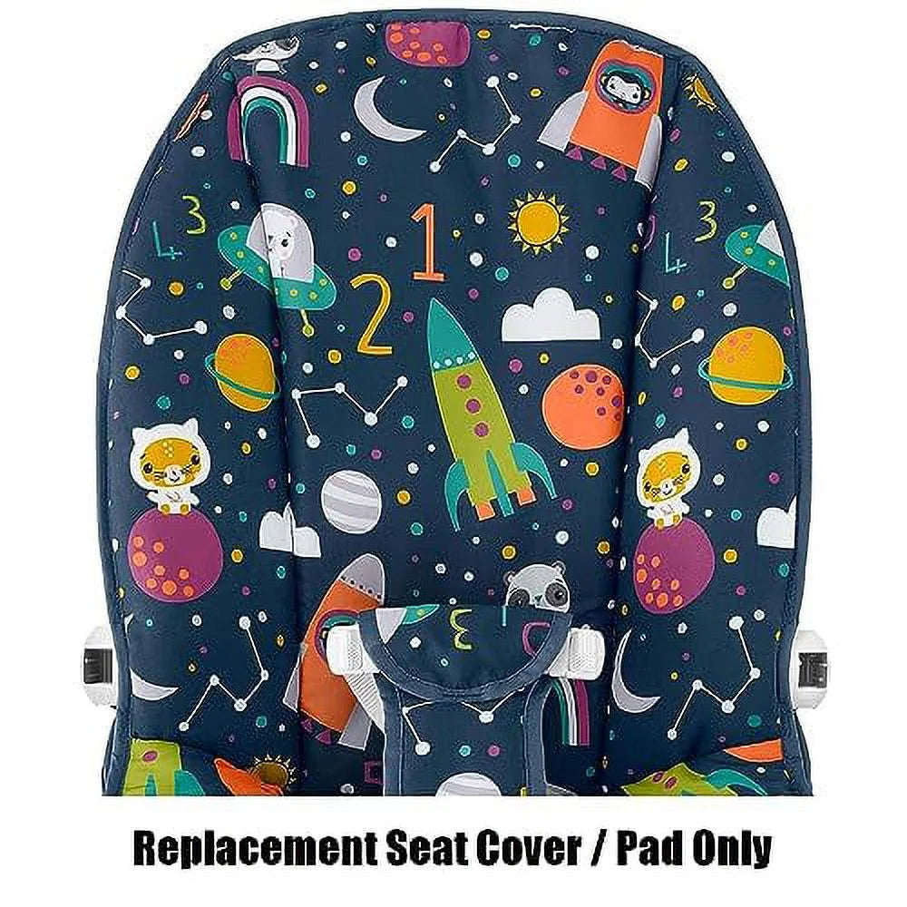 Replacement Part for Fisher-Price Baby Bouncer - GPN10 ~ Replacement Seat Enclosure ~ Fun Space Ship Print