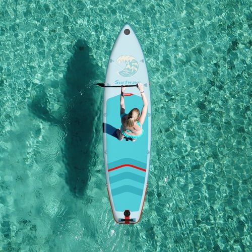 Inflatable Stand Up Paddle Boards 10'8''*33"*6" With Premium SUP Accessories & Backpack, Leash, Paddle, Hand Pump,Wide Stance, Non-Slip Relaxation Deck for Youth & Adults