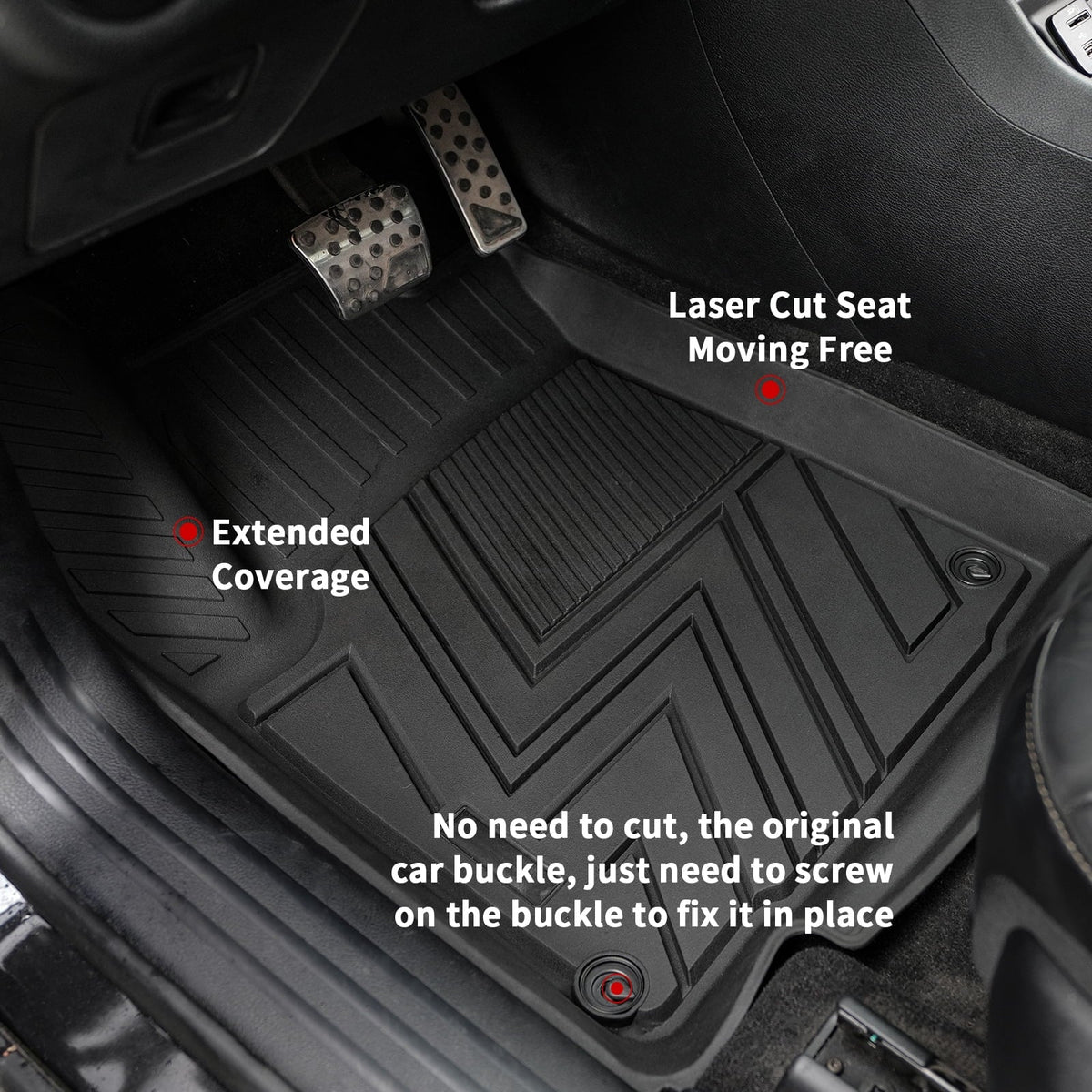 Floor Mats Compatible with 2019-2023 Jeep Cherokee Cargo Liner Trunk Mat TPE All Weather Back Seat Enclosure Protector 2022 Cherokee Accessories (Trunk Mat+Backrest Mats+Floor Mats)