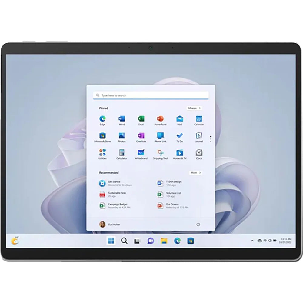 Microsoft Surface Pro 9 (2022), 13" 2-in-1 Tablet/Laptop, 5G Connectivity, Thin and Lightweight, Faster SQ3 Processor for Multi-Tasking, 8GB RAM, 128GB Storage with Windows 11, Platinum - (Open Box)