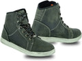 Daniel Smart Men’s Motorcycle Leather Shoes – Full Grain Waterproof Boots with Lace-up Closure & Lightweight Rubber Outsole