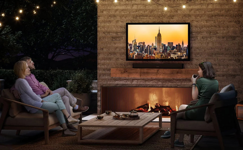 Furrion FDUP55CBS 55" Partial Sun Series Outdoor Weatherproof 4K UHD TV with an Additional 4 Year Enclosure by Epic Protect (2021)