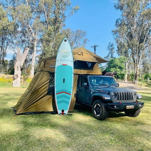 Inflatable Stand Up Paddle Boards 10'8''*33"*6" With Premium SUP Accessories & Backpack, Leash, Paddle, Hand Pump,Wide Stance, Non-Slip Relaxation Deck for Youth & Adults