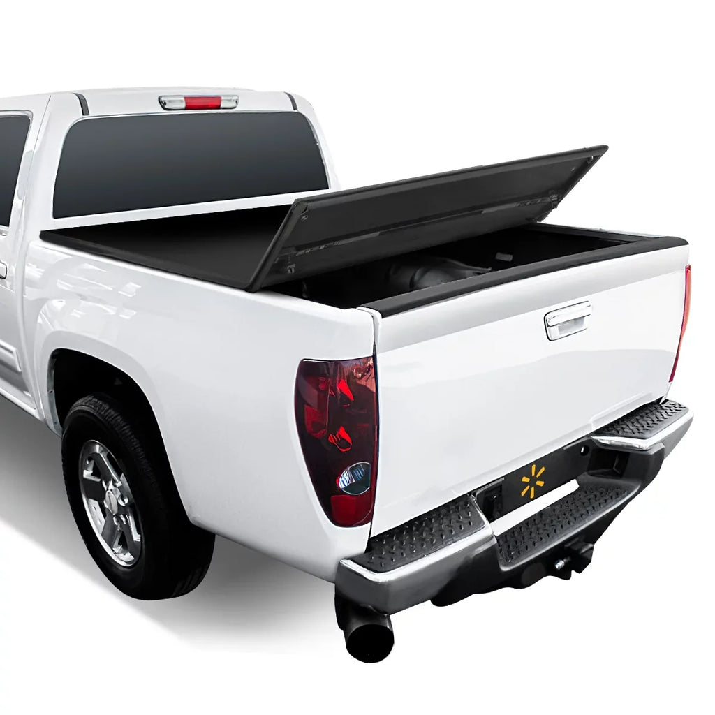 Auto Drive Soft Tri Fold Truck Bed Tonneau Protection Fits 04-12 Chevy Colorado / GMC Canyon 6Ft Bed