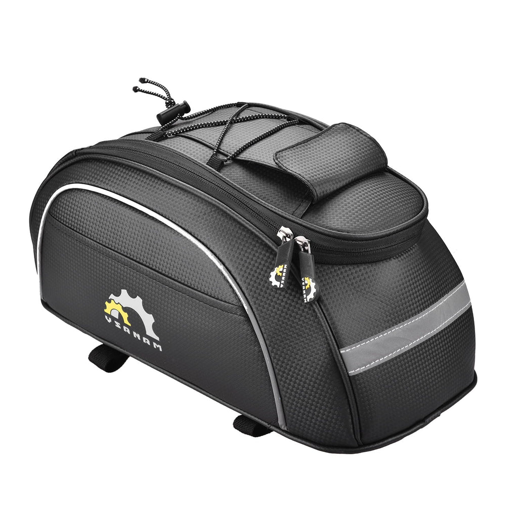Tomshoo Waterproof Cycling Insulated Cooler Bag MTB Bike Trunk Bag Rear Rack Bag Storage Luggage Carrier Bag Pannier