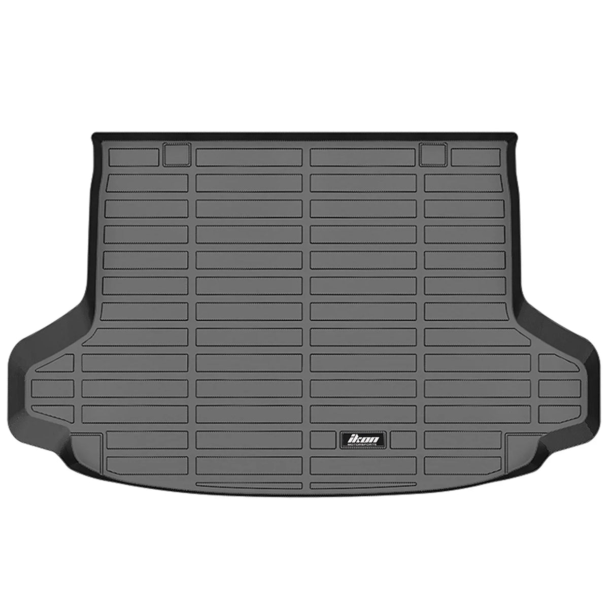 Ikon Motorsports Floor Mats & Trunk Mat Compatible With 2023-2024 Honda HR-V, Black 3D Molded Carpets Liner 1st 2nd Row Front Rear Boot Tray Protection Protection Cargo Pad TPE All Weather Protector