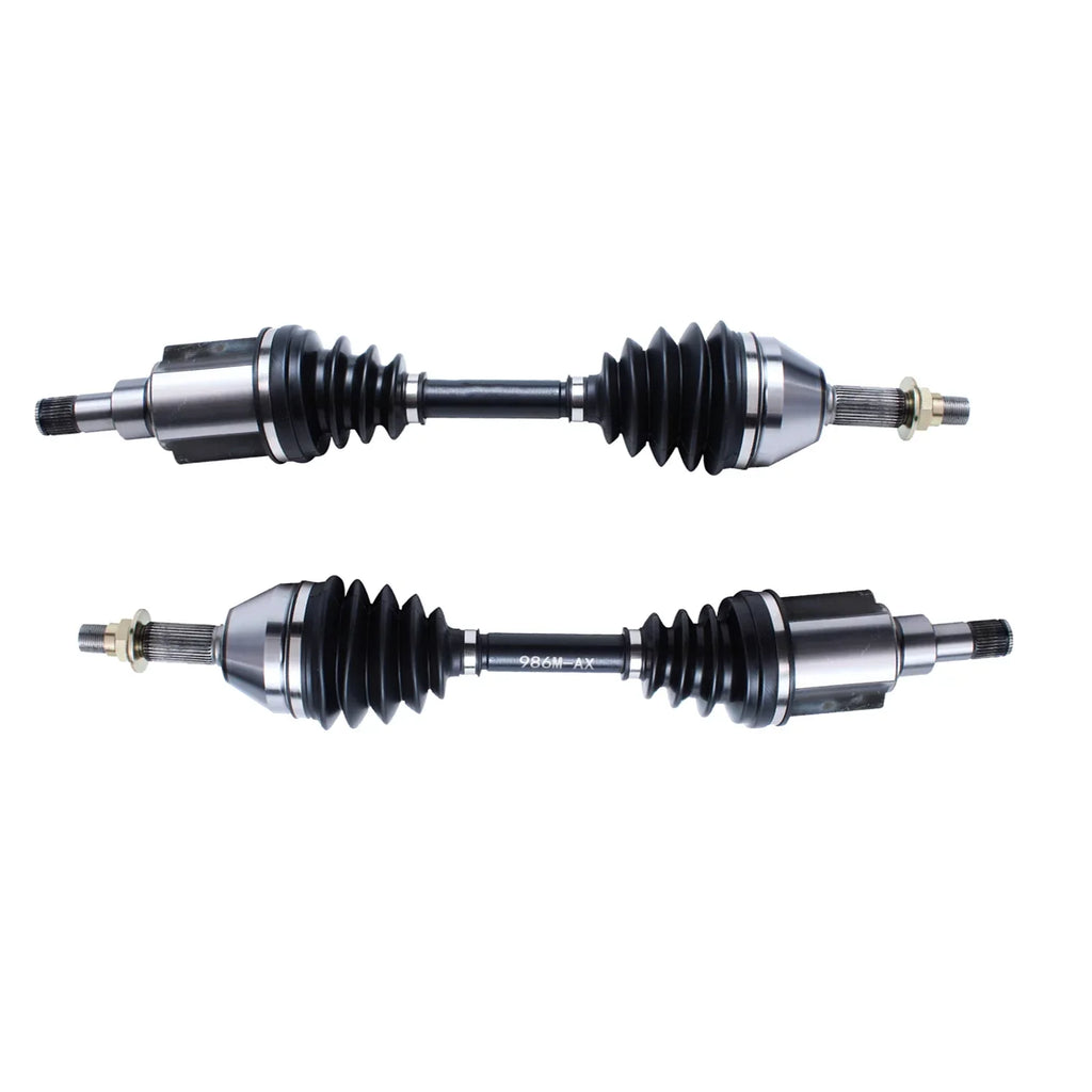 Detroit Axle - 2pc Front CV Axles for Chevrolet Cobalt Pontiac G5 G4 Pursuit Saturn Ion, Replacement CV Axle Shafts Assembly