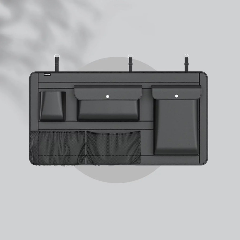 Car Back Seat Trunk Hanging Organizer 90cmx45cm Saving Space Easily Install Long-lasting with Multiple Pockets for SUV Truck