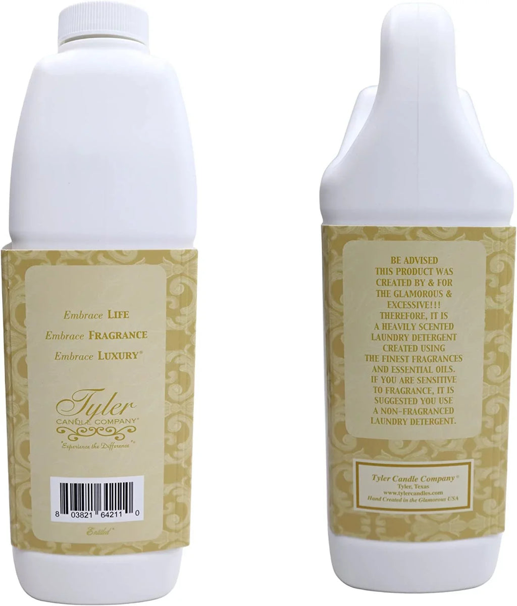 Tyler Candle Company Glamorous Wash Diva Fine Laundry Liquid Detergent - Liquid Laundry Detergent Arrangement for Clothing - Hand and Machine Washable - 3.78L 1Gal Container