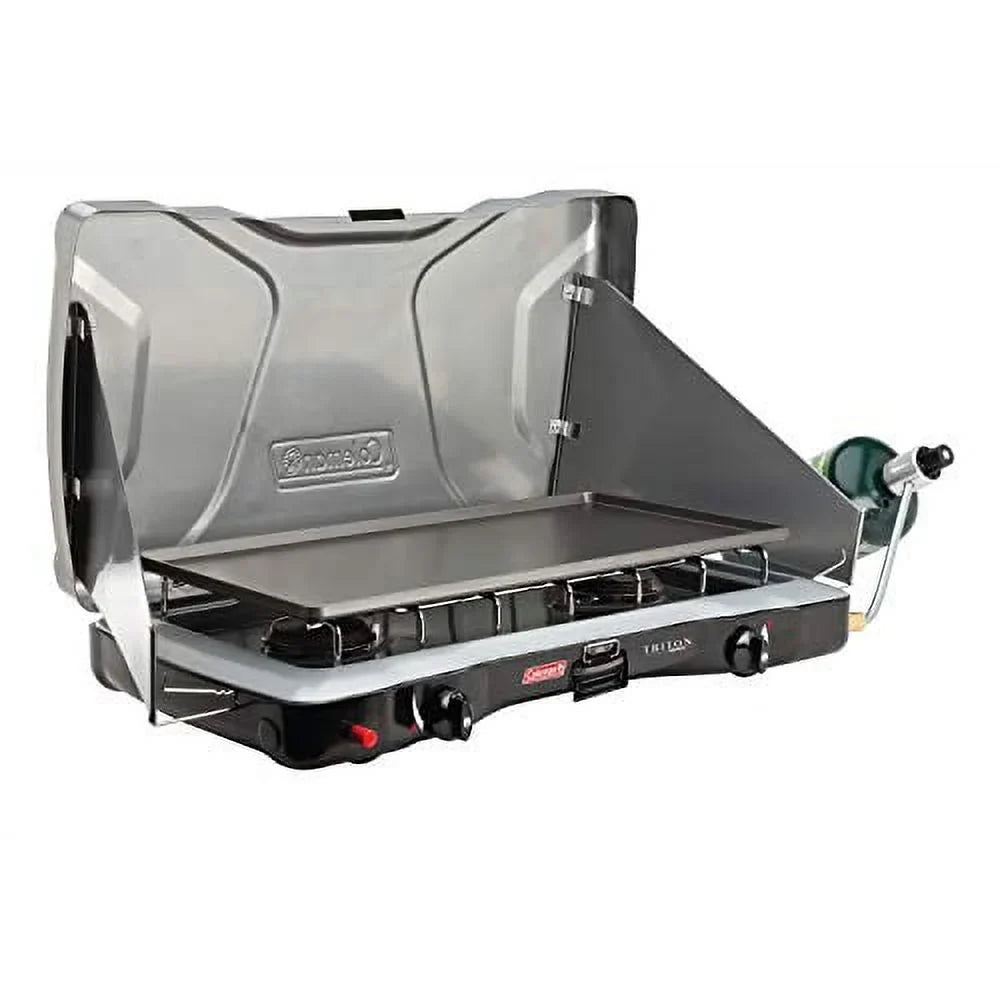 Coleman Gas Camping Stove | Triton+ Propane Stove, 2 Burner