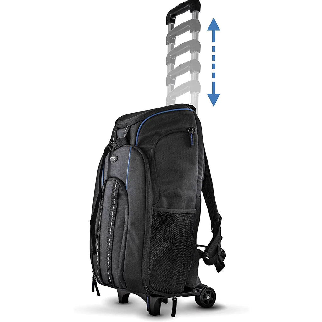 Ultimaxx Folding Luggage Cart for Backpacks with Bungee Cord and Rain Enclosure