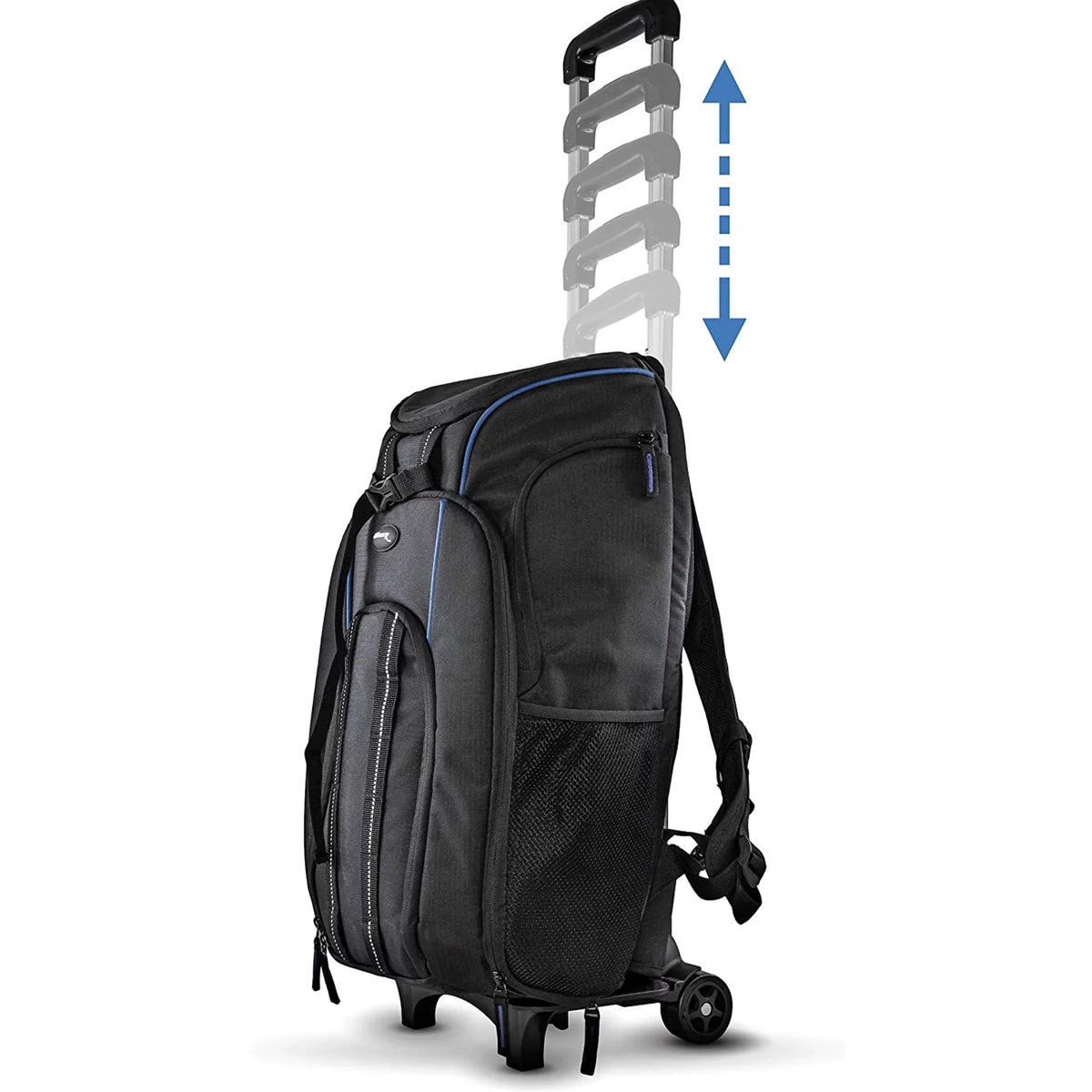 Ultimaxx Folding Luggage Cart for Backpacks with Bungee Cord and Rain Enclosure