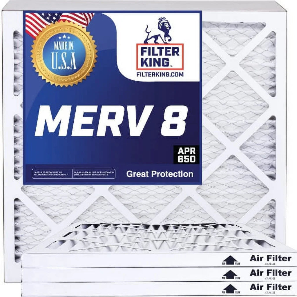 Filter King 26x57x1 Air Filter | 4-PACK | MERV 8 HVAC Pleated A/C Furnace Filters | MADE IN USA | Actual Size: 26 x 57 x .75"