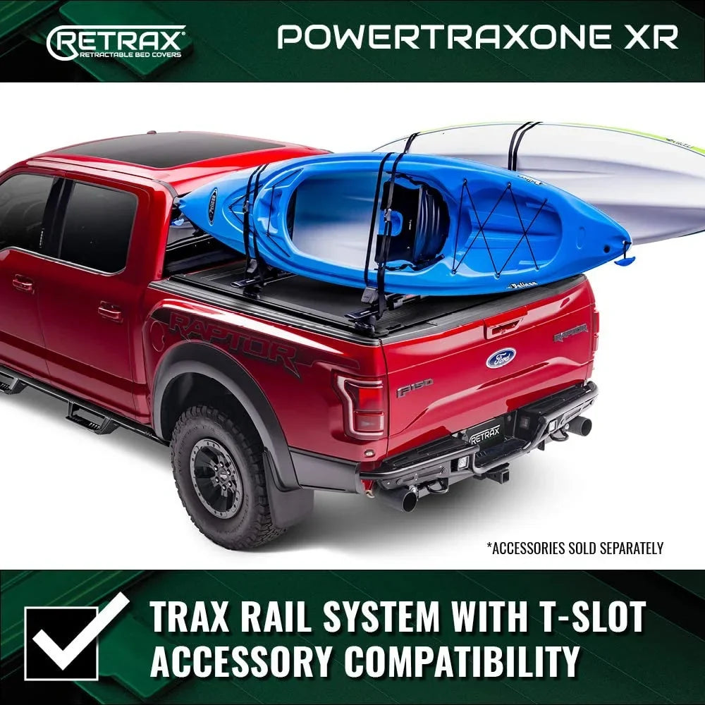 Retrax By Realtruck PowertraxONE XR Retractable Truck Bed Tonneau Shield | T-70862 | Compatible With Select 2022-2023 Toyota Tundra w/o Deck Rail System 6' 7" Bed (78.7")