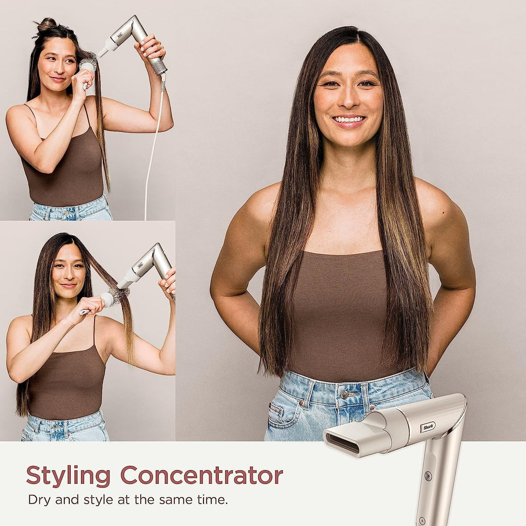 Shark FlexStyle Air Styling & Drying System, Powerful Hair Blow Dryer and Multi-Styler,Straight & Wavy, HD430