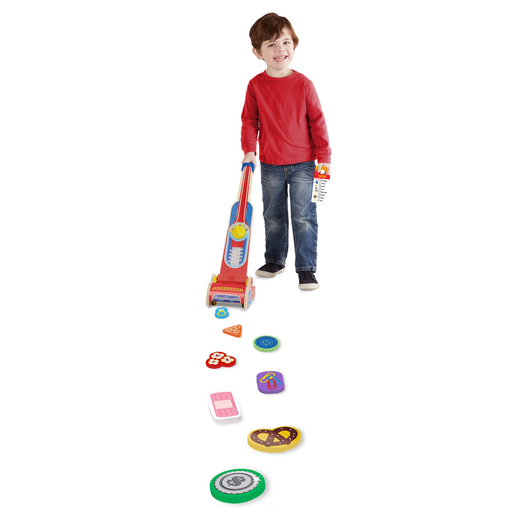 Melissa & Doug Timber Vacuum Cleaner Play Set (10 pcs)