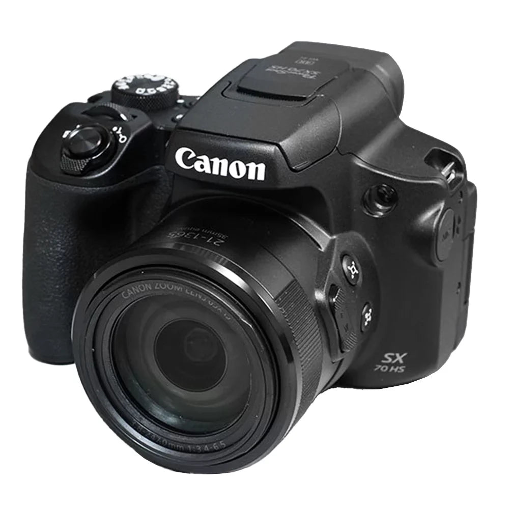 Canon PowerShot SX70 HS Digital Camera + Extra Battery + LED - 16GB Kit