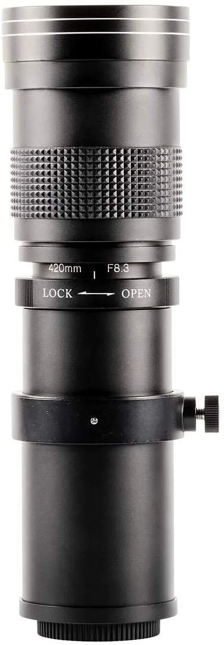 Ultimaxx 420-800mm f/8.3-16 Super HD Manual Telephoto Zoom T-Mount Lens Kit for Nikon F-Mount D6, D5, D4, D850, D810, D800, D780, D750, D610, D600, D7500, D7200, D5600, D5500, D5300, D3500 and D3400 D