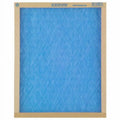 True Blue 118241 18" x 24" x 1" Flat Panel Spun Fiberglass Disposable Furnace Air Filter MERV 2 - Quantity of 12