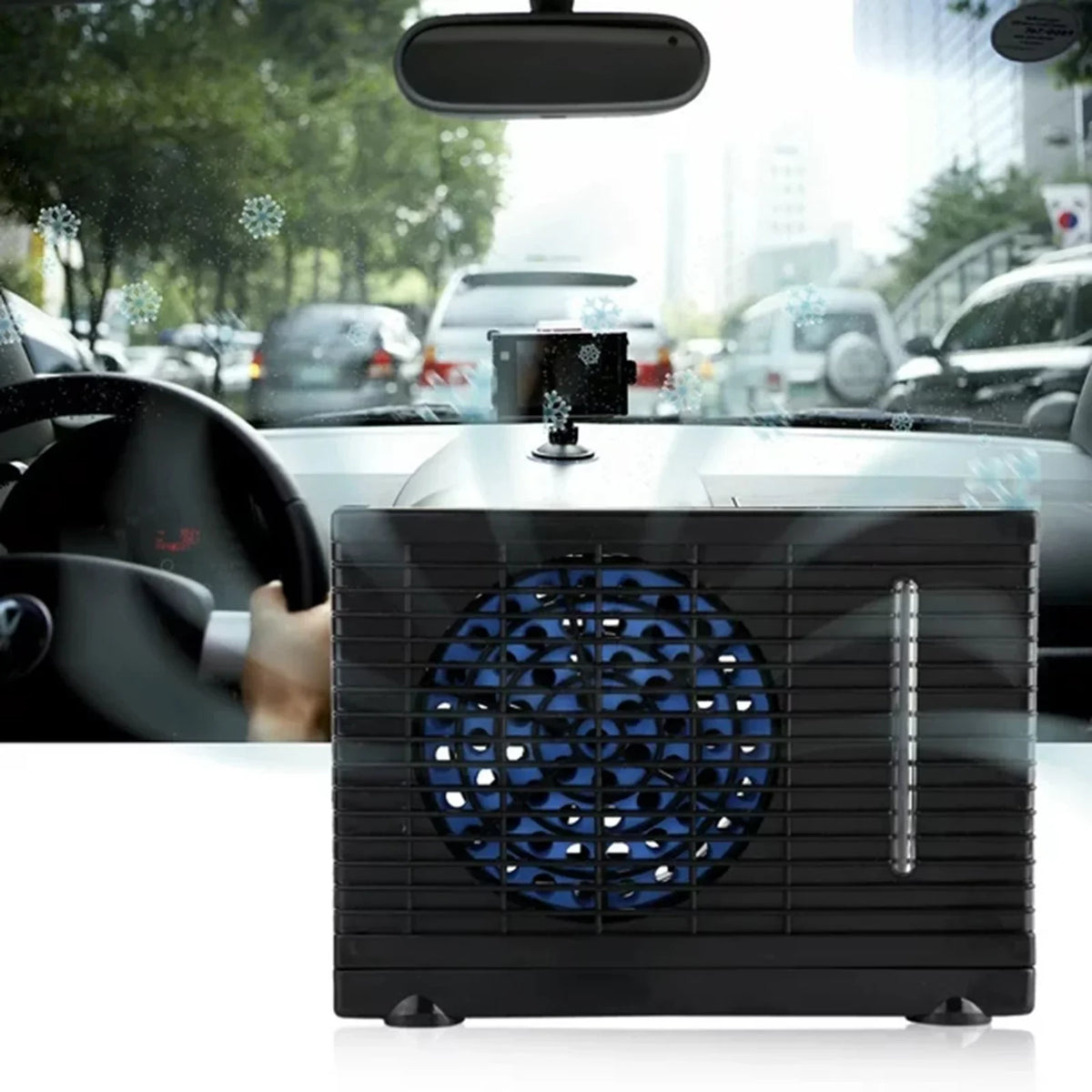 ILJNDTGBE Portable 12V Car Truck Home Mini Air Conditioner Evaporative Water Cooler Fan Evaporative Air Conditioner Car Air Conditioner Air Conditioner Air Conditioner And Heat Unit