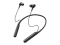 Sony WI-C600N - Earphones with mic - in-ear - behind-the-neck mount - Bluetooth - wireless - NFC - active noise canceling - black