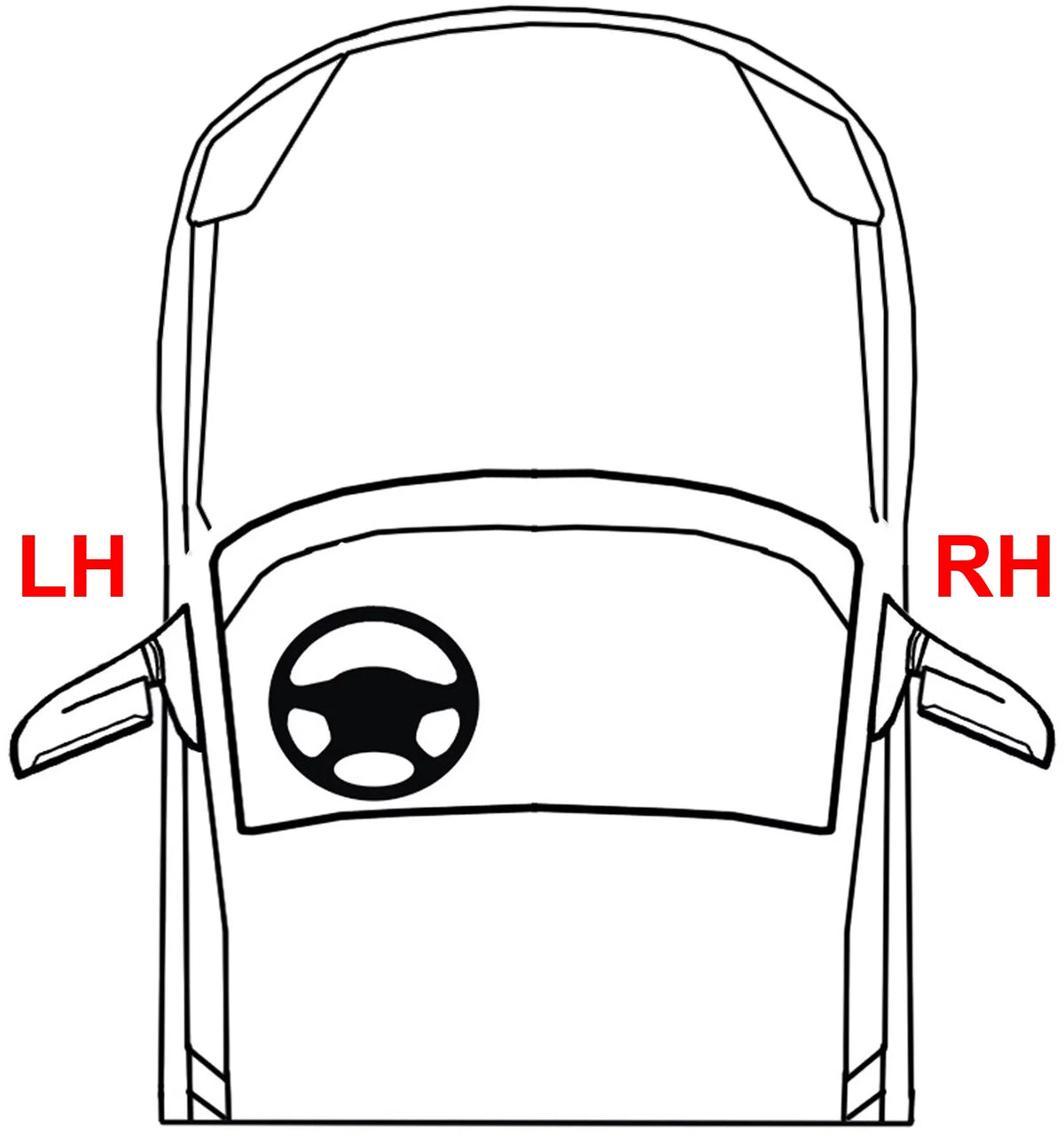 Mirror Compatible With 2007-2012 Nissan Sentra Right Passenger Side Paintable Kool-Vue