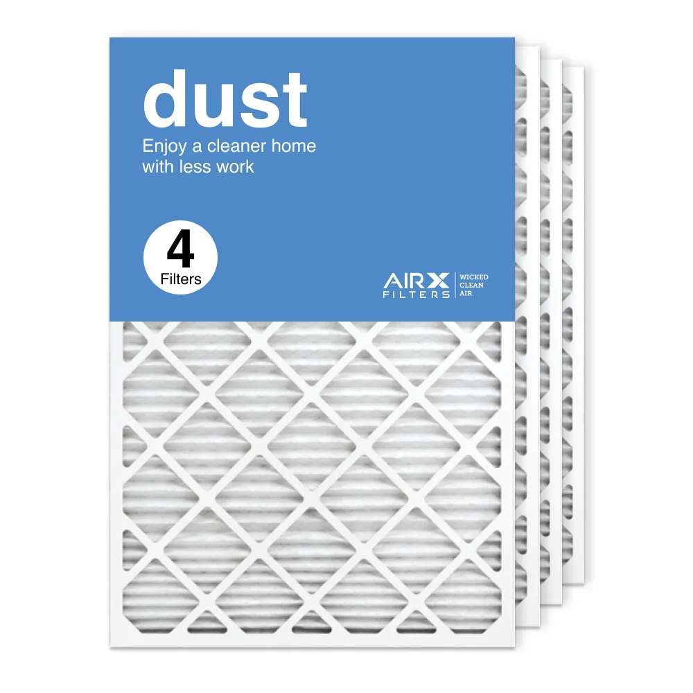 AIRx Filters 24x36x1 Air Filter MERV 8 Pleated HVAC AC Furnace Air Filter, Dust 4-Pack Made in the USA