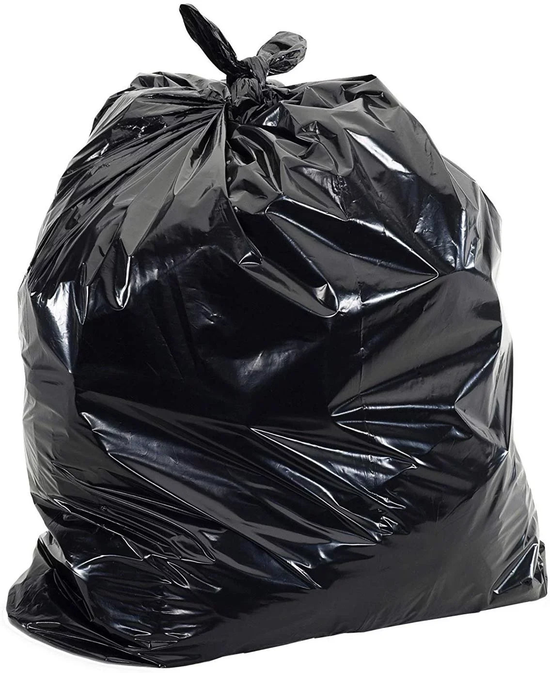 RL-386021K Max-Tough 55 Gal. High Density Star Seal Coreless Rolls Black Trash Bag, (Pack of 150)