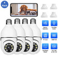 Toner H-Party 4 Pack Light Bulb Security Cameras, 2.4G & 5G Wifi Security Camera, Wireless Security Camera Outdoor, 1080P HD Outdoor Cameras for Home Security, 360° Wide Viewing, Night Vision