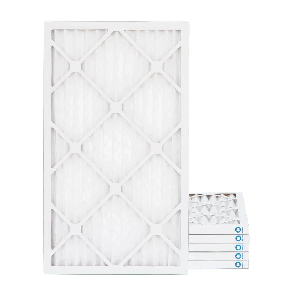 10x24x1 MERV 8 Pleated AC Furnace Air Filters. 6 Pack