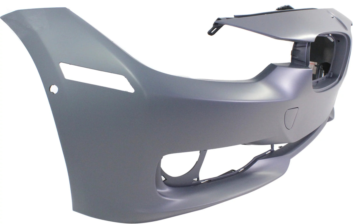 Front BUMPER Shield Compatible For BMW 3-SERIES 2012-2015 Primed STD Type/Cam with PDC Holes/IPAS Sedan/Wagon