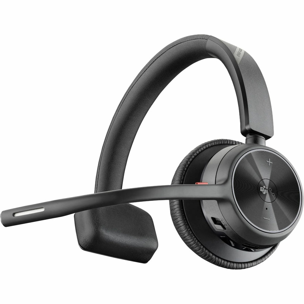 Poly Voyager 4310 Microsoft Teams Certified USB-C Headset with Charge Stand - Microsoft Teams Certification - Siri, Google Assistant - Mono - Wireless - Bluetooth - 298.6 ft - 20 Hz - 20 kHz - Over...