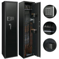 SULIVES 5-7 Gun Safes: Rifle, Shotgun Security with Password Lock, Quick Access Cabinet, Removable Shelf, Thickened Arrangement and Bullet Rack