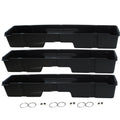 Red Hound Auto 3 Under Seat Storage Boxes Compatible with Chevrolet GMC Silverado Sierra 1500 2500 3500 1999-2006 Extended Cab Underseat System
