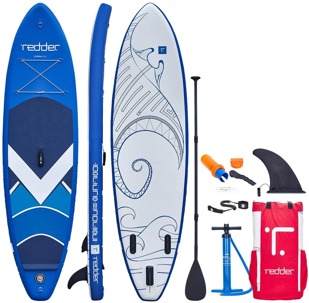 Utopia Inflatable Stand Up Paddle Boards with Premium SUP Paddle Board Accessories, Wide Stable Pattern Non-Slip Convenience Deck