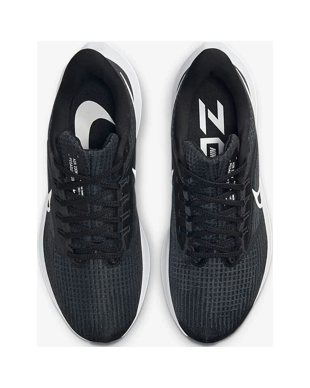 Nike Pegasus 39 DH4072-001 Women's Black White Road Running Shoes Size 11.5 YUM4
