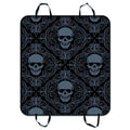 GCKG Dark Balck World Arrangement Skull With Lacy Pattern Pet Car Seat Shield Dog Car Seat Mat Hammock Cargo Mat Trunk Mat For Cars Trucks and SUV 54x60 inches