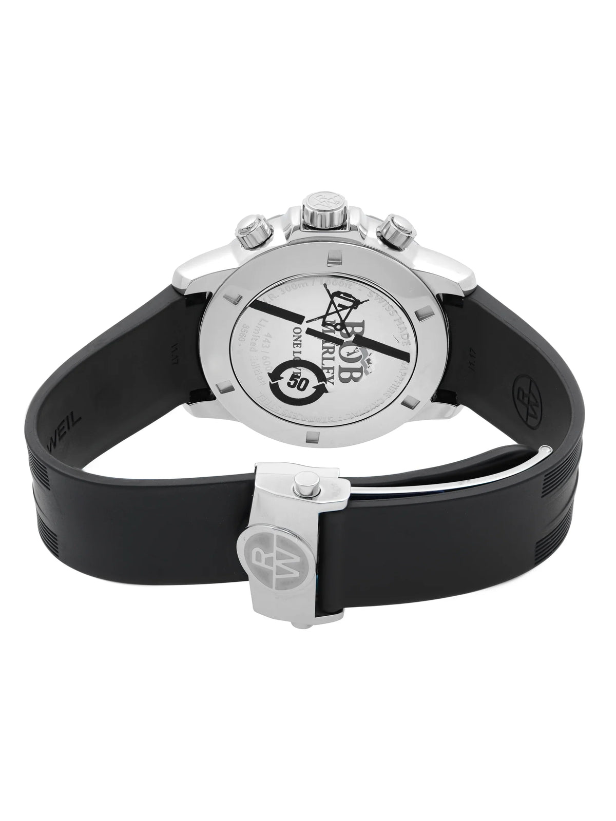 Raymond Weil Tango 300 Bob Marley Edition Steel Quartz Mens Watch 8560-SR1-BMY17