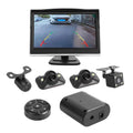 Jocestyle 360 Degree Bird View System 4 Camera Car DVR Recording Cam with 5in Monitor