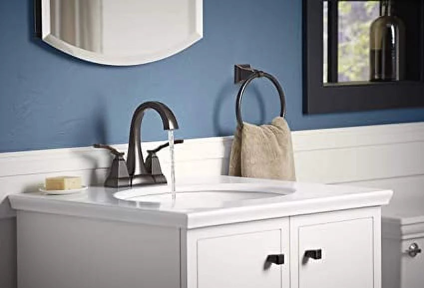 KOHLER RIDGEPORT CENTERSET FAUCET 1PREC30997-4D-BL-AA - BLACK