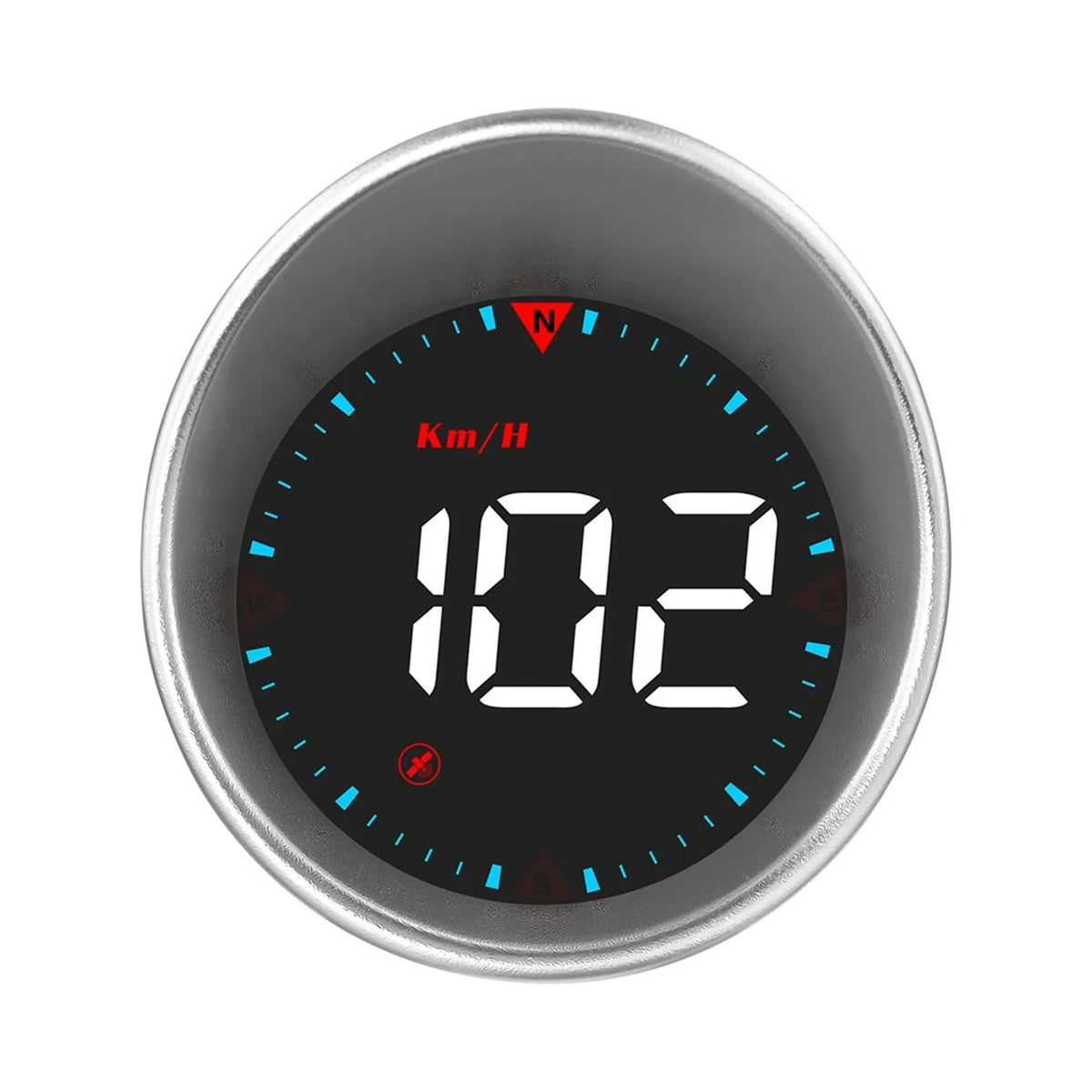 Htovila Car Car Head-up Display Digital Speedometer Display Driving Mileage, Compass Angle, Overspeed and Fatigue Driving